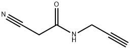 2-cyano-N-(prop-2-yn-1-yl)acetamide Struktur