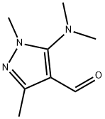 5-(二甲氨基)-1,3-二甲基-1H-吡唑-4-甲醛 結(jié)構(gòu)式