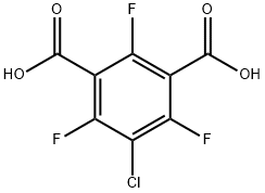 1,3-Benzenedicarboxylic acid, 5-chloro-2,4,6-trifluoro- Struktur