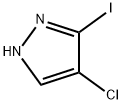 4-chloro-3-iodo-1H-pyrazole Struktur