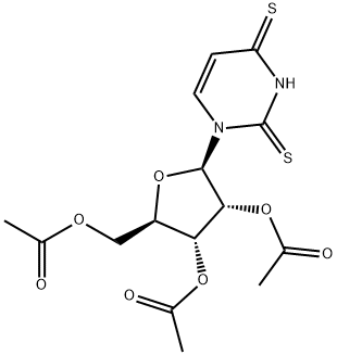 2,4-Dithiouridine 2'',3'',5''-Triacetate Struktur