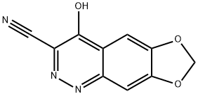 4-Hydroxy[1,3]dioxolo[4,5-g]cinnoline-3-carbonitrile Structure