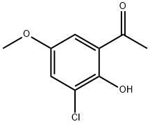 1-(3-Chloro-2-hydroxy-5-methoxyphenyl)ethanone Struktur