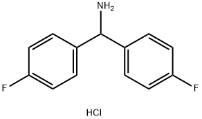 BIS(4-FLUOROPHENYL)METHANAMINE HYDROCHLORIDE Struktur