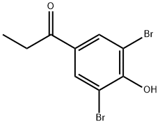 1-(3,5-Dibromo-4-hydroxyphenyl)-1-propanone Structure