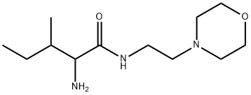 Pentanamide, 2-amino-3-methyl-N-[2-(4-morpholinyl)ethyl]- Struktur