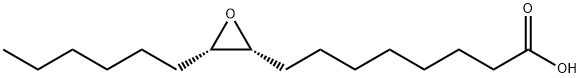 Oxiraneoctanoic acid, 3-hexyl-, cis- (9CI) Struktur