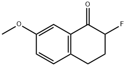 1(2H)-Naphthalenone, 2-fluoro-3,4-dihydro-7-methoxy- Struktur