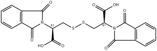 N,N''-Diphthaloyl-L-cystine Struktur