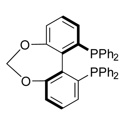 (11aR)-1,11-Bis(diphenylphosphino)dibenzo[d,f][1,3]dioxepine Struktur