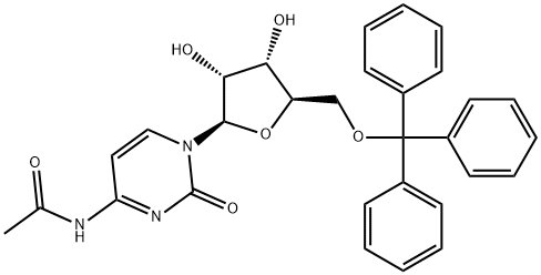 5'-Trt-N4-Ac-rC Struktur