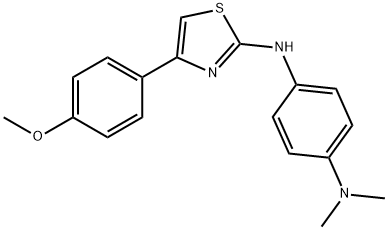 N~1~-[4-(4-methoxyphenyl)-1,3-thiazol-2-yl]-N~4~,N~4~-dimethyl-1,4-benzenediamine Struktur