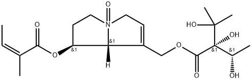 Heliosupine N-oxide Struktur