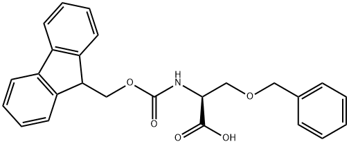 (9H-Fluoren-9-yl)MethOxy]Carbonyl DL-Ser(Bzl)-OH Struktur