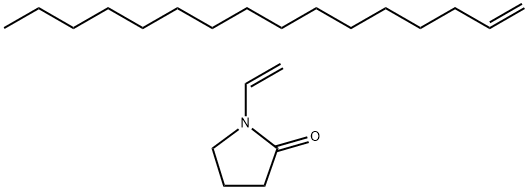 VP/HEXADECENE COPOLYMER Struktur