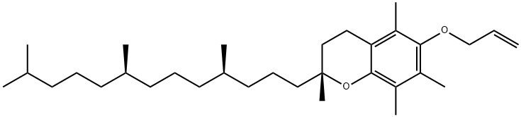 Allyloxy-DL-α-tocopherol, tech-85 Struktur