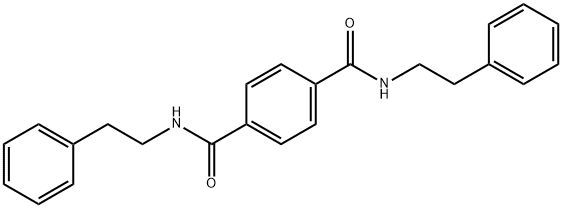 1-N,4-N-bis(2-phenylethyl)benzene-1,4-dicarboxamide Struktur