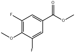 Methyl 3,5-difluoro-4-methoxybenzoate Struktur