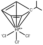 I-PROPYLCYCLOPENTADIENYLHAFNIUM TRICHLORIDE, MIN Struktur