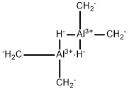 tetramethyldialuminium dihydride Struktur