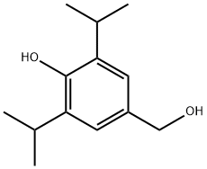 Benzenemethanol, 4-hydroxy-3,5-bis(1-methylethyl)- Struktur