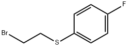 1-[(2-bromoethyl)sulfanyl]-4-fluorobenzene Struktur