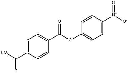 1,4-Benzenedicarboxylic acid, 1-(4-nitrophenyl) ester Struktur