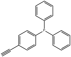 Phosphine, (4-ethynylphenyl)diphenyl- Struktur