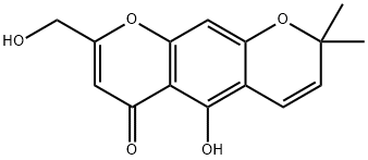 Greveichromenol Struktur