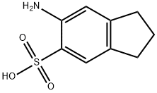 6-amino-2,3-dihydro-1H-indene-5-sulfonic Acid Struktur