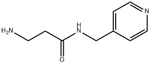 Propanamide, 3-amino-N-(4-pyridinylmethyl)- Struktur