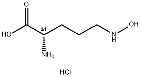 L-Ornithine, N5-hydroxy-, hydrochloride (1:1) Struktur