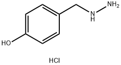 4-(Hydrazinylmethyl)phenol hydrochloride Struktur