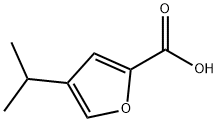 2-Furancarboxylic acid, 4-(1-methylethyl)- Struktur