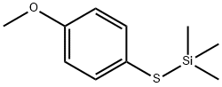 Benzene, 1-methoxy-4-[(trimethylsilyl)thio]- Struktur