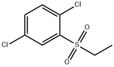 1,4-dichloro-2-(ethanesulfonyl)benzene Struktur