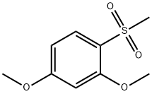 Benzene, 2,4-dimethoxy-1-(methylsulfonyl)- Struktur