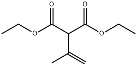 Propanedioic acid, 2-(1-methylethenyl)-, 1,3-diethyl ester Struktur