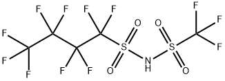 1-Butanesulfonamide, 1,1,2,2,3,3,4,4,4-nonafluoro-N-[(trifluoromethyl)sulfonyl]- Struktur