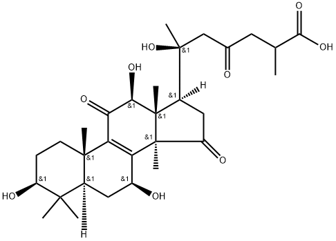 20-Hydroxyganoderic acid G Struktur