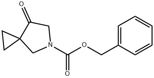 5-Azaspiro[2.4]heptane-5-carboxylic acid, 7-oxo-, phenylmethyl ester Struktur