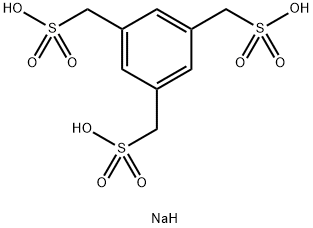 Sodium 1,3,5-trimethylbenzene sulfonate Struktur