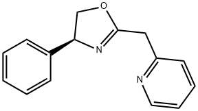 Pyridine, 2-[[(4S)-4,5-dihydro-4-phenyl-2-oxazolyl]methyl]- Struktur