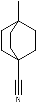 Bicyclo[2.2.2]octane-1-carbonitrile, 4-methyl- Struktur