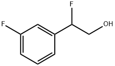 2-fluoro-2-(3-fluorophenyl)ethan-1-ol Struktur