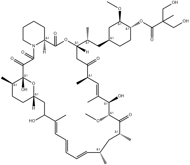 7-O-Desmethyl Temsirolimus Struktur