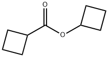 Cyclobutanecarboxylic acid, cyclobutyl ester Struktur