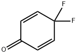 2,5-Cyclohexadien-1-one, 4,4-difluoro- Struktur