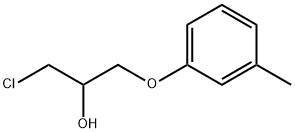 2-Propanol, 1-chloro-3-(3-methylphenoxy)- Struktur