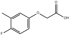 Acetic acid, 2-(4-fluoro-3-methylphenoxy)- Struktur